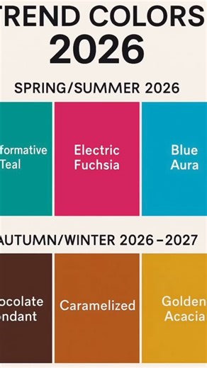The 2026 Color of the Year (with Color Palettes & Inspiration ... 2026 color trends blend nature-inspired warmth with bold vibrancy, featuring rich earth tones like terracotta, deep greens (emerald, sage), and chocolate brown, paired with sophisticated neutrals like khaki and “cloud dancer” white; expect pops of bold color in vibrant reds, sunny yellows, and electric blues, alongside trendy shades like deep teal, rich gold, and regal burgundies/plums, showing a move towards grounding comfort and