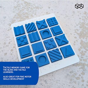 Tactile Memory Game – Sensory Matching Set for the Blind, Visually Impaired, and Tactile Learners - Etsy UK
