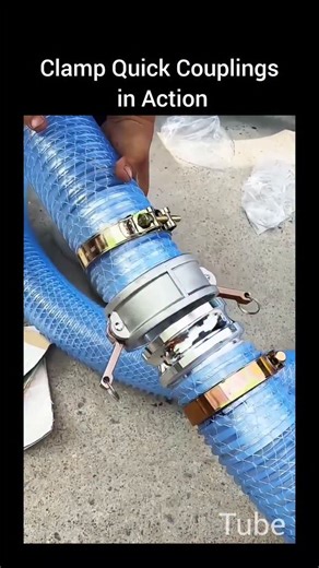 Engineering Tube on Instagram: "🔧 Clamp Quick Couplings in Action This video shows the use of clamp quick couplings, a practical solution for fast and secure connections in fluid, air, and industrial piping systems. Designed for speed and reliability, these couplings allow components to be connected or disconnected without complex tools or lengthy downtime. By applying uniform clamping force around the joint, clamp quick couplings help ensure a tight seal while maintaining flexibility for maint