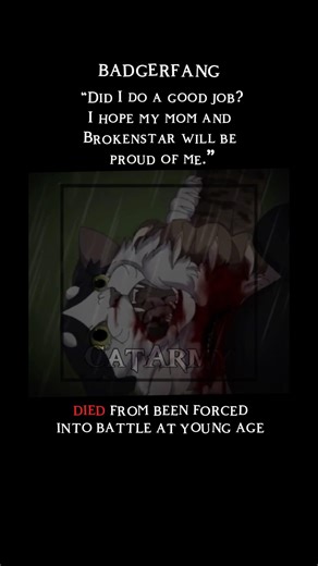 Warrior Cats Deaths & Last Words (PT 3) #warriorcats #warriors #fypシ @CatArmy_WC