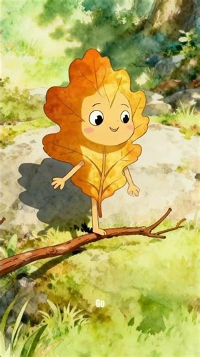 🍂 The Little Leaf Who Was Afraid to Fall ✨ Kids Story
