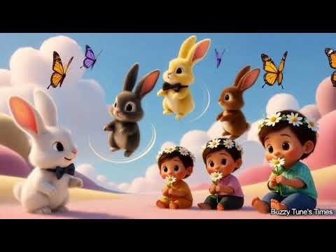 Spring Time Bunnies | Fun Spring Song for Kids | Buzzy Tune’s Time