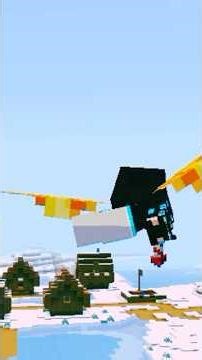 How I Fly Elytra #minecraft #memes