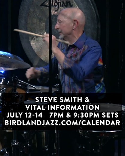 27K views · 1K reactions | Birdland Jazz Club NYC July 12-14, 2024! Featuring Janek Gwizdala (bass) andManuel Valera (keys). 7pm and 9:30pm sets. TICKETS: www.birdlandjazz.com/calendar | Steve Smith | Facebook
