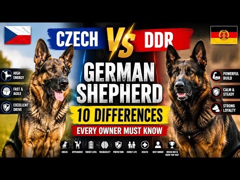 Czech vs DDR German Shepherd – 10 Differences Every Owner Must Know