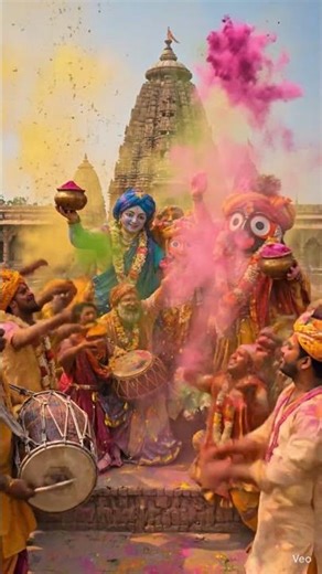 #Holi mein bhakti hi asli rang hai #holi #devotion #shorts
