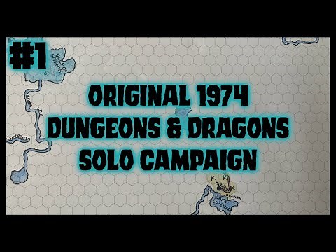 Original Dungeons & Dragons (OD&D) Campaign - Episode 1 (solo dnd)