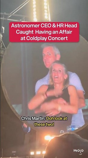 Cheating Couple caught LIVE at Coldplay Concert!