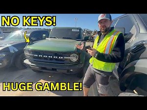 2024 Ford Bronco With NO Keys Could Be Mint or It Could Be a Disaster