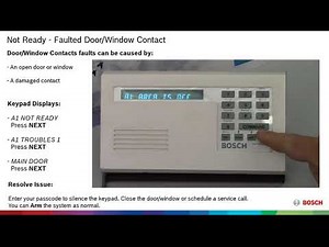 D1255 Keypad - Door/Window Contact Trouble
