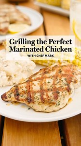 Chef Mark is back to share his tips for grilling up perfectly juicy Lemon Garlic Marinated Chicken just in time for the long weekend! This easy meal will have everyone raving about the last cookout of the season. 🤌 | Wegmans