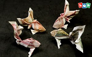 【折纸搬运】LQD -双鱼座-星座系列-Pisces (Lien Quoc Dat) - LQD Money Origami