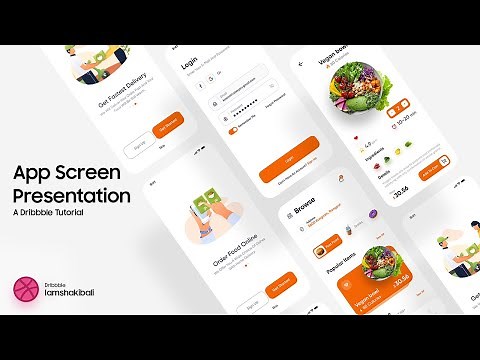 How To Present Your App Screen On Dribbble 2021 | Like A Boss | Shakib