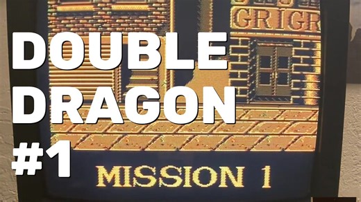 Double Dragon NES Gameplay Part 1 - CRT Gaming