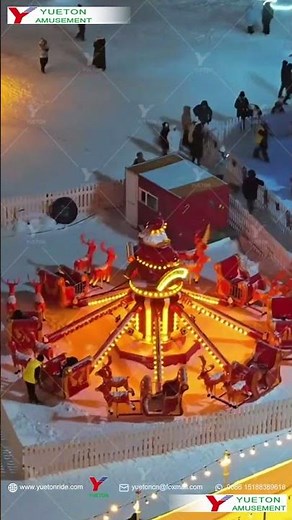 Christmas-themed amusement park feedback video 02 圣诞主题游乐园项目反馈视频-圣诞主题游乐设备02