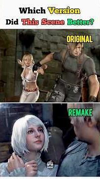 They Completely Changed This Scene After 18 Years. #residentevil4 #residentevil4remake