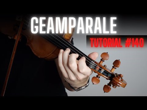 TUTORIAL VIOARĂ #140 🎻 GEAMPARALE by Orchestra Fraților Advahov (rezumat)