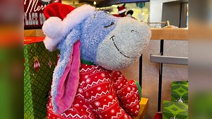 New Eeyore Holiday Weighted Plush Spotted At Disney's Contemporary Resort! | Chip and Company