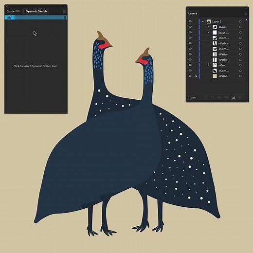 How to randomly fill a space with dots in Illustrator | Astute Graphics Quick Tip #Shorts