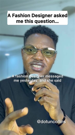 A Fashion Designer asked me this question, here’s what I had to say about it. I’ve created a document that’ll help you evaluate your current brand and know if your positioning or perceived value has been limiting you, if you want it, comment LUXURY and I’ll send it to you. Incase you’re just coming across this, my name is DOTUN COLLINS, a Fashion Educator on a mission to help fashion designers build profitable fashion businesses. This is Day 34 of 77 days of me sharing daily insights, tips, and 