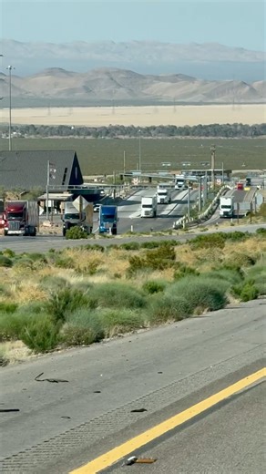 Driving Past California Inspection on the Other Side of the Road 🚗