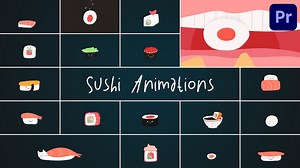 Sushi Animations for Premiere Pro