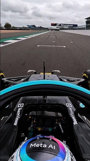 The sights and sounds of Doriane and W12 at Silverstone 😁 #f1 #formula1 #mercedesf1