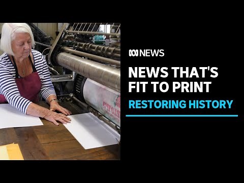 Restored printing presses running hot in SA town | ABC News