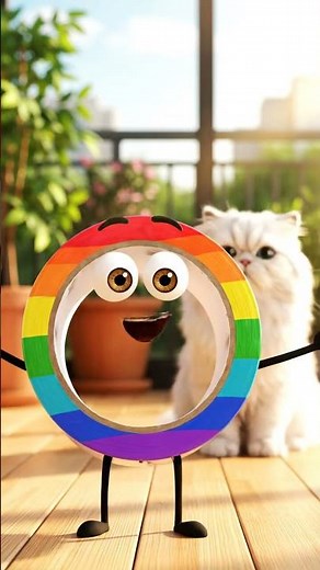 How to make a super stylish cat house from cardboard boxes in 5 minutes. #emperor #animation