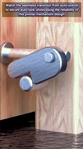 Precision Latch Demonstrates Instant Locking and Unlocking Action.