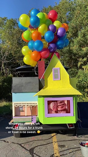 DIY Up House Trunk or Treat: Fun Disney Themed Craft Ideas