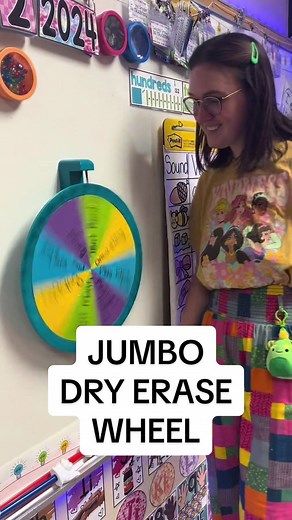 Spinning wheel = Fun learning 👏🏻 wish I’d had this all year round! It’s definitely made a difference in my teaching and inspired me to introcuce more play-based learning strategies jn our classroom! #teachersoftiktok #elementaryschool #firstgrade #classroomfind #endofschool #makelearningfun #brainbreak #primaryschool