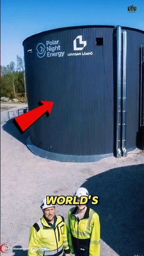 Finland Built a Giant Battery Made From Sand 🔥🏗️. #documentary#usashorts#shorts