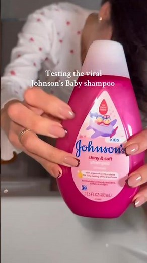 Viral Johnson’s Baby Shampoo? 😱 Did It Really Work? #haircare #shampoo #babyshampoo #elle