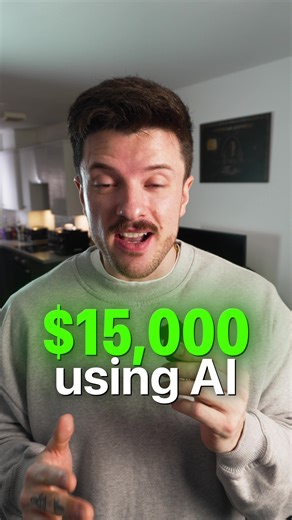 This is how I turned $15 into $15,000 using AI 🤖 #ai #sidehustle #money