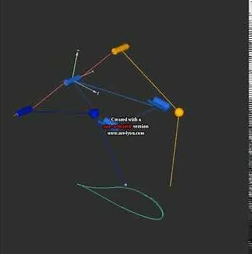 Vidéo Cinématique 2 pattes OpenMeca