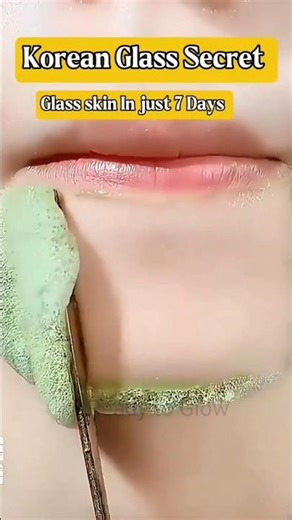 "I Used This Green Facial Mask Once &My Skin Transformed Instantly Unbelievable Glow!"#diy #skincare