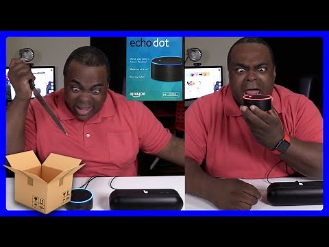 Amazon Echo Dot: I WILL KILL YOU TOO! [Unboxing & Setup]