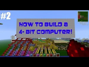 Minecraft: How To Build A 4-Bit Computer - Part 2 - ALU I [Tutorial]