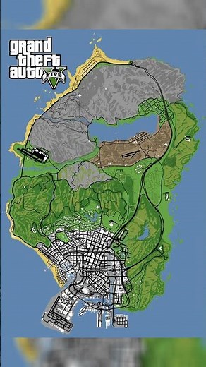 GTA 5 vs GTA San Andreas | Which map is better? #shorts