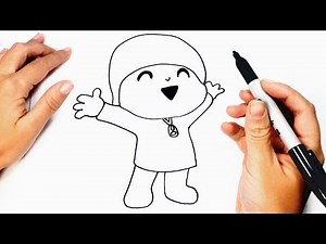 How to draw Pocoyo | Pocoyo Easy Draw Tutorial