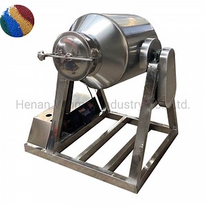[Hot Item] 200kg High Quality Rotary Powder Mixer Stainless Drum Mixer