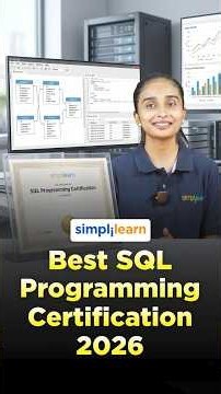 Best SQL Programming Certification 2026 | Top SQL Certification Course | #Shorts | #Simplilearn