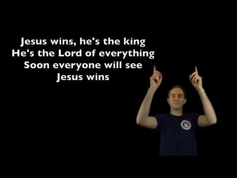 Jesus Wins sing-along video