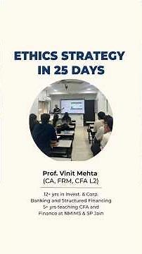 Ethics Strategy for CFA & Finance Exams | 25-Day Study Plan | The Capstone Learnings