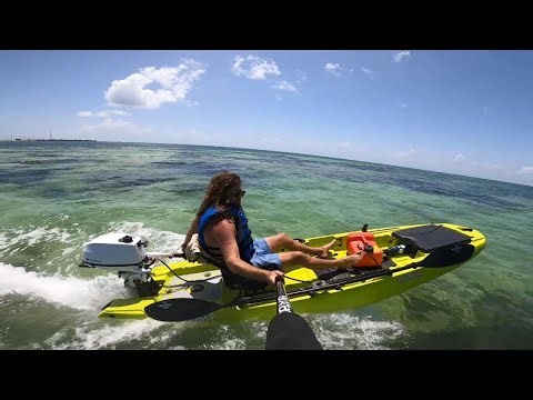 Okobee 12' BackWaters with a Tohatsu 6hp Outboard