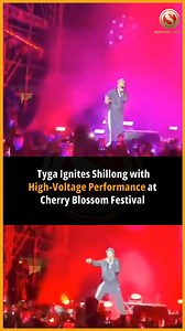 Hip-hop sensation Tyga’s electrifying performance at the Shillong Cherry Blossom Festival 2025 turned the night into a grand musical celebration for his fans and admirers. With thousands singing along to his global hits, the rapper delivered a performance packed with confidence, rhythm and irresistible energy. Fans filled the venue hours early, eager to witness the star live. Tyga’s debut in Meghalaya has become a viral moment, with festival-goers calling it an unforgettable highlight of this ye