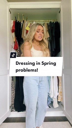 Dressing in Spring problems! #fashiontiktok #styletips #stylehacks #fashionhacks #fashioninspo #styleinspo #springoutfit
