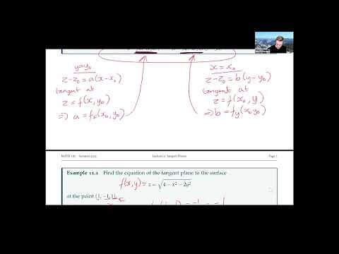 MATH 155 - Lecture 11: Tangent planes