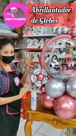Abrillantador de Globos en Spray de Primera Calidad